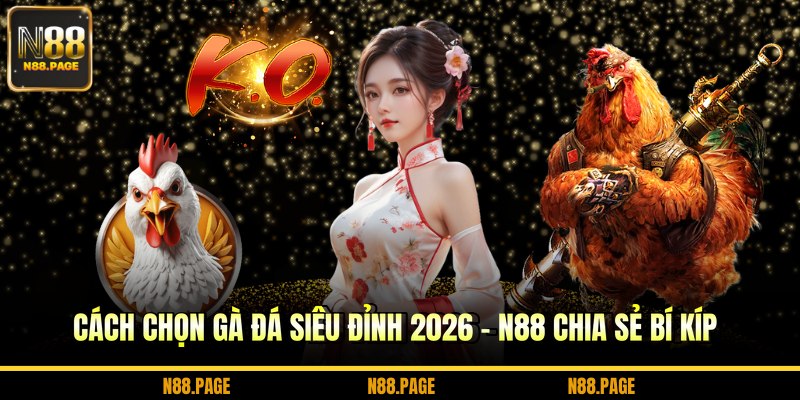 cách chọn gà đá siêu đỉnh 2026