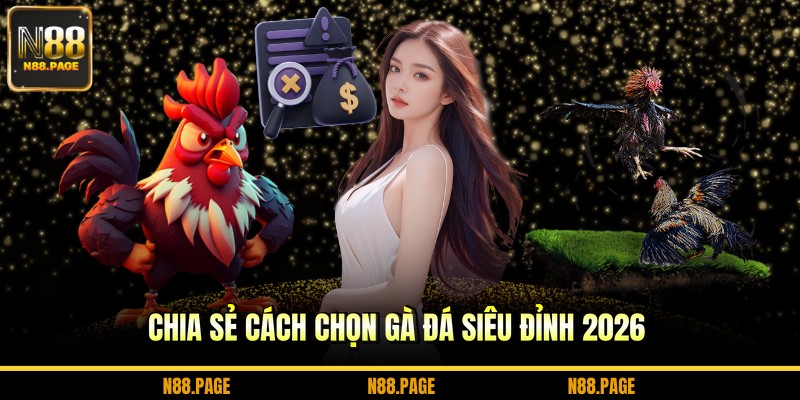 Chia sẻ cách chọn gà đá siêu đỉnh 2026