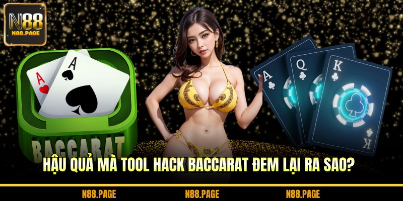Hậu quả mà tool hack baccarat đem lại ra sao?