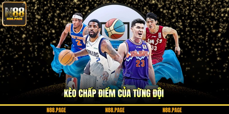 Kèo chấp điểm của từng đội