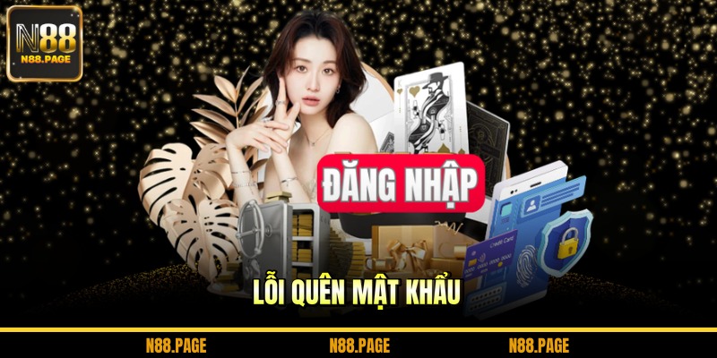 Lỗi quên mật khẩu